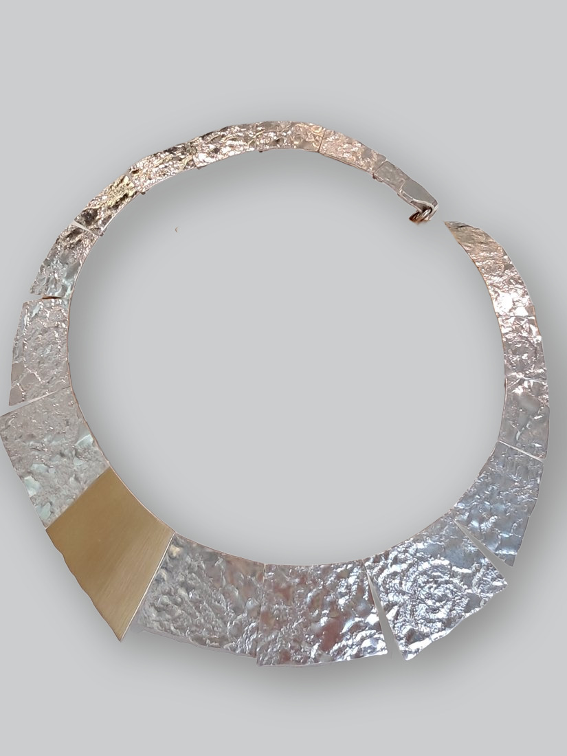 Halsreif · Silber & Gelbgold